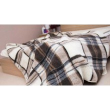 Ковдра із овчини Lizhnyk (M86) Покривало 150 Х 210 плед накидка 