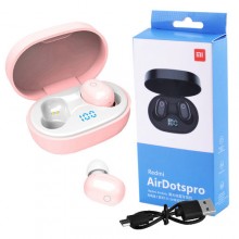 Наушники Redmi AirDotspro (7560С) PLUS с кейсом, беспроводные Bluetooth наушники PINK