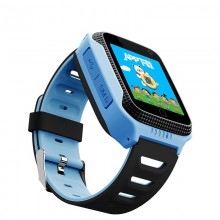 Детские Умные Часы PonPon Q45 с GPS + будильник + SOS вызов + шагомер, Blue