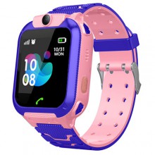Детские Умные Часы PonPon D07 с GPS + камера + будильник + SOS вызов+ шагомер, Pink