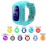 Детские Умные Часы PonPon Q502 с GPS + будильник + SOS вызов+ шагомер, Blue